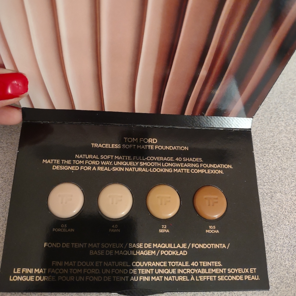 Tom Ford foundation sampler x 3 , brand new!